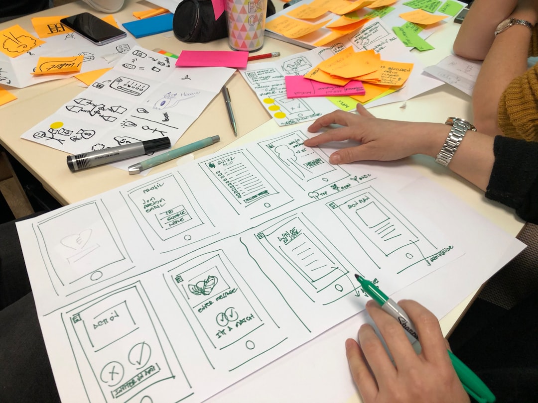Storyboard-style reference — creative concept planning